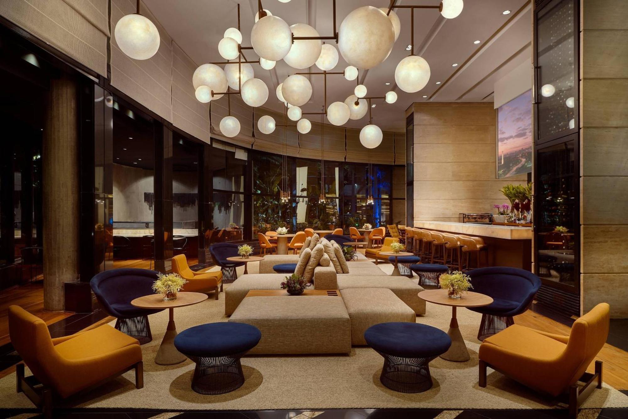 Renaissance Sao Paulo Hotel Eksteriør billede The lounge at the Westin Tokyo