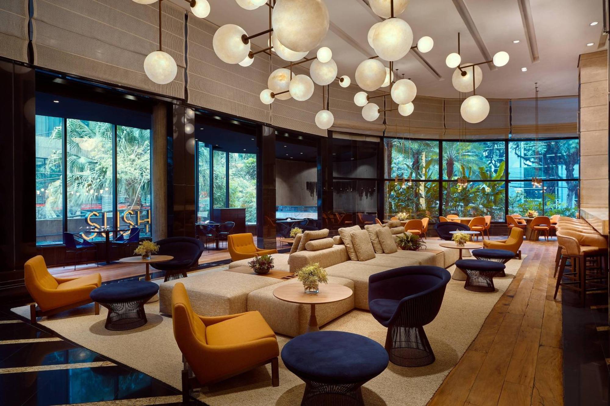 Renaissance Sao Paulo Hotel Eksteriør billede The lounge at the airport