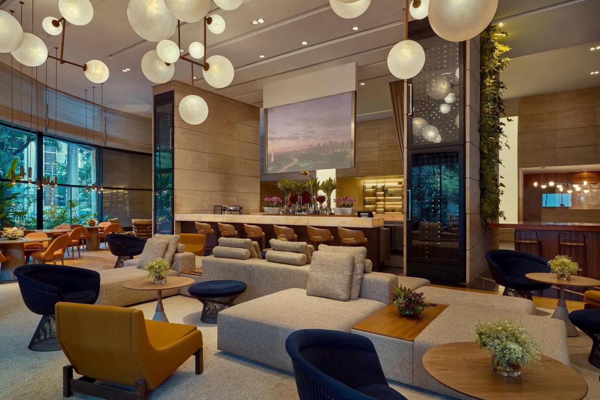Renaissance Sao Paulo Hotel Eksteriør billede The lobby of the hotel